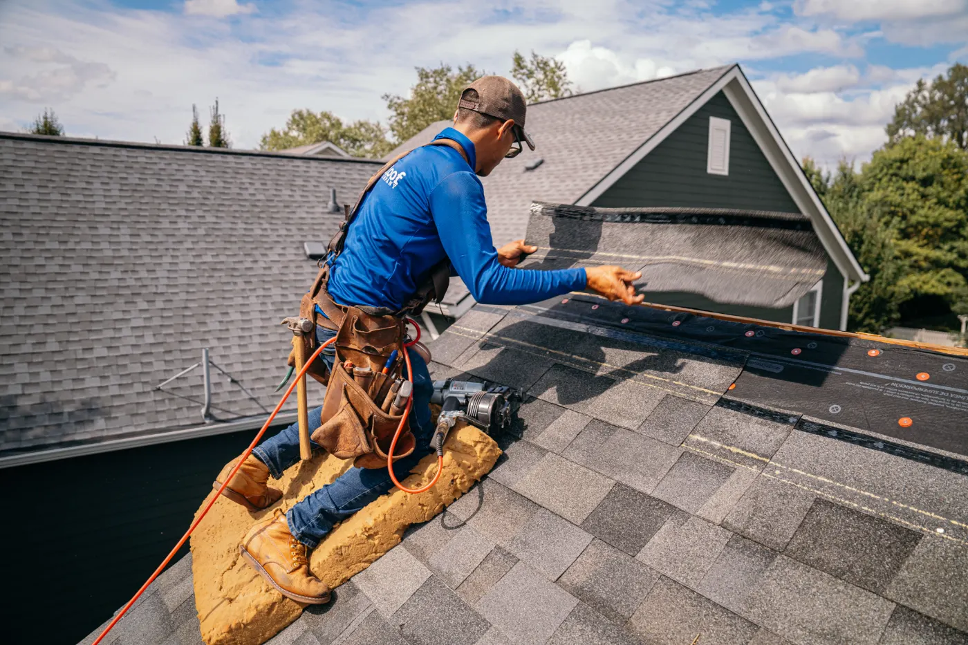 Roofing by Geist Roofing near Carmel, IN